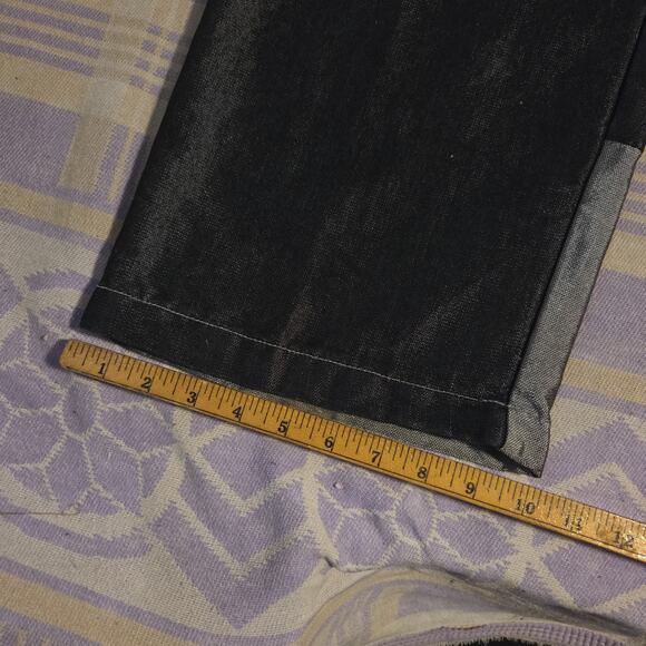 Vintage 90s Y2K Guess Jeans Iridescent Carpenter Pants Reflective Baggy JNCO USA - Picture 7 of 15